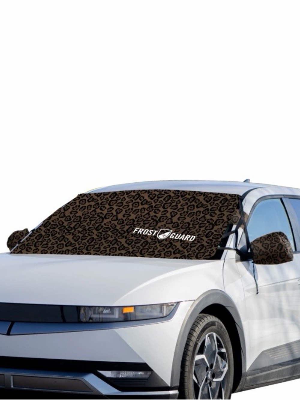 FrostGuard Deluxe Leopard Print Windshield Cover